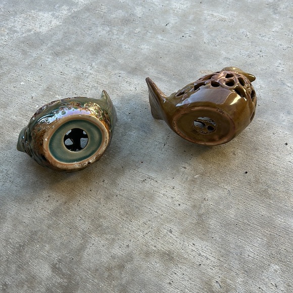 ceramic birds set of two - Picture 3 of 8